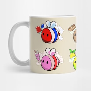 Full Set of Summer Treats Bees 2 Mug